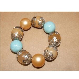 Vintage Erica Lyons Lucite Stretch Bracelet